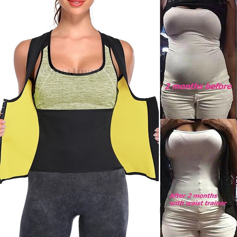 Cami Waist Cincher Shaper Womens Hot Sweat Vest Sauna Body Shaper Slimming  Tops