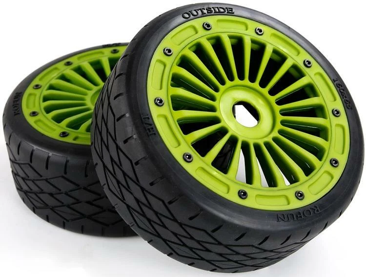 4pcs High-strength Nylon Wheel Tire Kit For 1/5 Rovan Rofun F5 MCD XS5 RR5 - Image 2 of 4