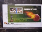 AUSTRALIA 2007 ASHES WIN CRICKET MINI SHEET FIRST DAY COVER