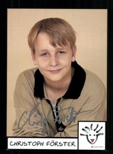 Christoph F&ouml;rster Schloss Einstein Autogrammkarte Druck Unterschrift # BC 211742