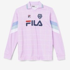 NWT Women $88 FILA The Soccer Collection Zorra Goalie Jersey Top Large Purple