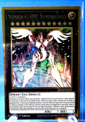 yugioh card number 1000 Amazon.com: Number iC1000: Numerounius Numerounia - MGED-EN032 - Premium  Gold Rare main image 1