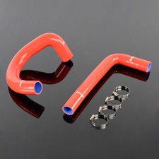 Fit For 1962-1967 Chevy Iinova V8l6 Mt Red Silicone Radiator Hose Clamps Kit