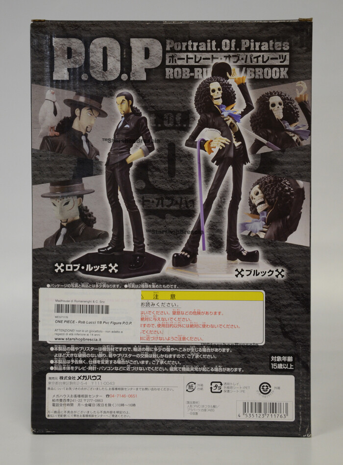 Figurine One Piece – Rob Lucci 1/8 PVC – P.O.P MegaHouse N°9 – Neuf