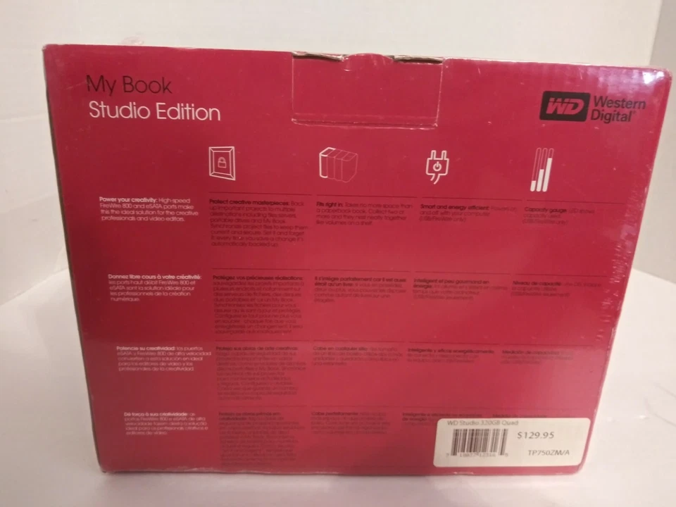 Western Digital My Book  Studio Edition 500 GB External Hard Drive SEALED 2.0  - Image 4 of 4