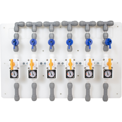 #ad Duotight Draft Regulator Board Gas Manifold 6 Way w Valves amp; all shown $130.00