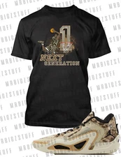 Take Flight Graphic Sneaker Tee Shirt Match J1 Tatum Pro Club Shaka Big Tall Sm