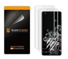 2X Supershieldz Clear Full Cover Screen Protector for Samsung Galaxy S20 Ultra