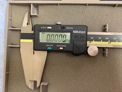Mitutoyo Digital Caliper 500-193 Absolute Digimatic, 0 12 in