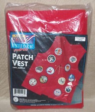 NEW Boy Scouts Of America Cub Scout RED Uniform Patch Vest Youth Large USA Made