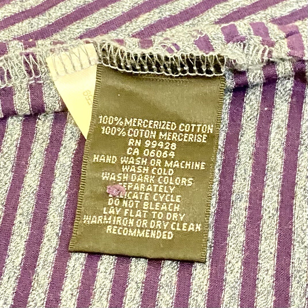 Bugatchi Performance Tech Purple Gray Stripe Polo… - image 7