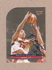 Natalie Williams signed 2003 Fleer Ultra Gold Medallion card #33 Indiana Fever