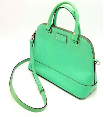 Kate Spade Kelly Green Small Rachelle Satchel/Crossbody w/Matching