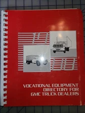 1988 GMC Truck Vocational Equipment Directory Brochure Manual Custom Van Simi