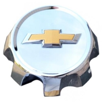 Chevrolet Aluminum, Black & Gold Wheel Center Cap Hub Cap CHEV10.75 10