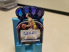 2022-23 Panini Crown Royale Crown Auto Blue /75 Gail Goodrich #CA-GGR Auto HOF