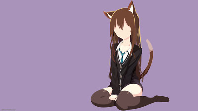 Anime girls cat ears tail girl shibuya Play Gaming Mat Desk