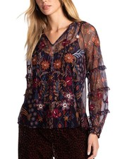 Johnny Was Saphire Blouse Women's