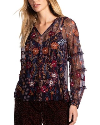 Johnny Was Saphire Blouse Women's