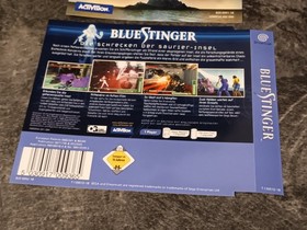 Sega Dreamcast | Custom Repro Ersatz Cover Inlay | Blue Stinger 