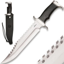 Gil Hibben Survivor Bowie Knife & Sheath | Extreme Survival | 15" Overall Length