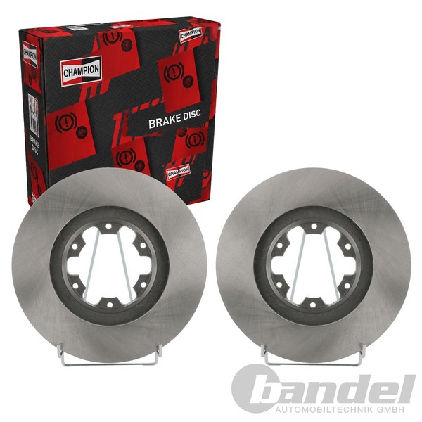 2X Champion Bremsscheiben 300Mm BelÜFtet Vorne Passend FüR Infiniti QX4 Nissan-image