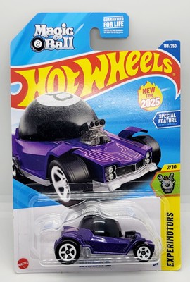 2025 Hot Wheels HW Experimotors Decidedly Go Purple Magic 8 Ball Toy Car New 