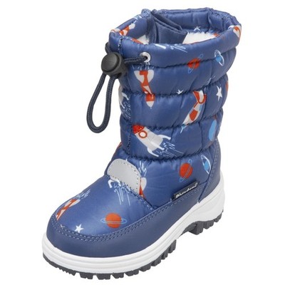 Playshoes Kinder Winter-Bootie Weltraum gefüttert 193012 Gr.24-33
