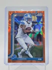JAHMYR GIBBS 2025 TOPPS CHROME ORANGE LAVA REFRACTOR /25 #101 LIONS Q5692