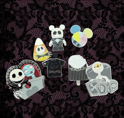 Disney Nightmare Before Christmas Halloween Pin Set