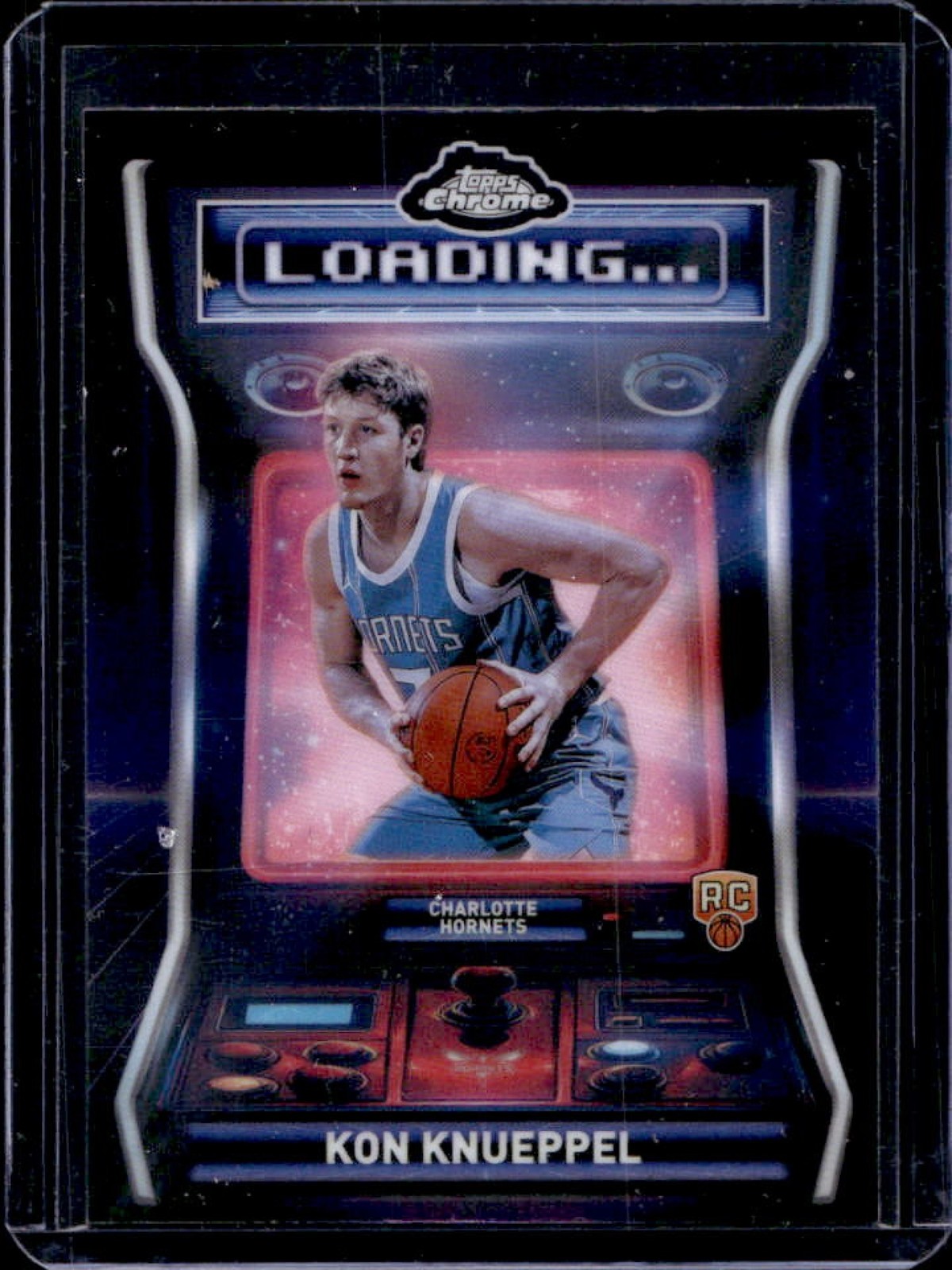 2025-26 Topps Chrome Kon Knueppel Loading RC Rookie #LD-13 Hornets