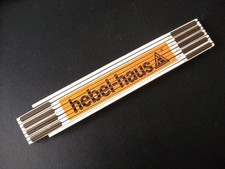 2m Meterstab Zollstock Metermass Sammler Gliedermaß unbenutzt Maßstab Hebel-Haus