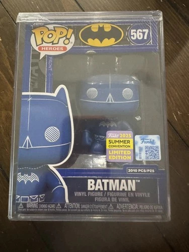 2025 SDCC Funko Pop Batman Blueprint Deco with Pop Protector Limited 2010 PCS