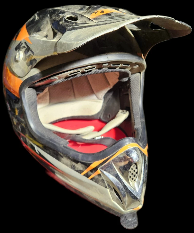 Casco Completo KTM Off-Road/Motocross, Talla Extra Pequeña Xs Foto 4 de 4
