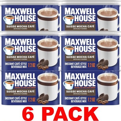 Maxwell House International SUISSE MOCHA CAFE 7.2 oz Box   6 PACK