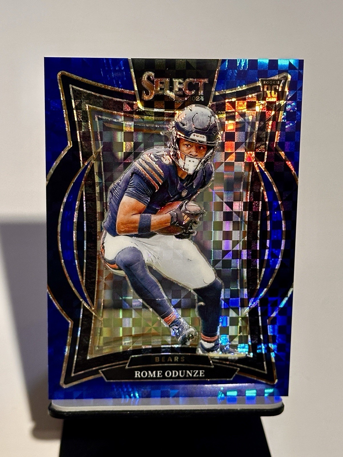 2024 Panini Select - Rome Odunze - Rookie Concourse Blue Prizm /249