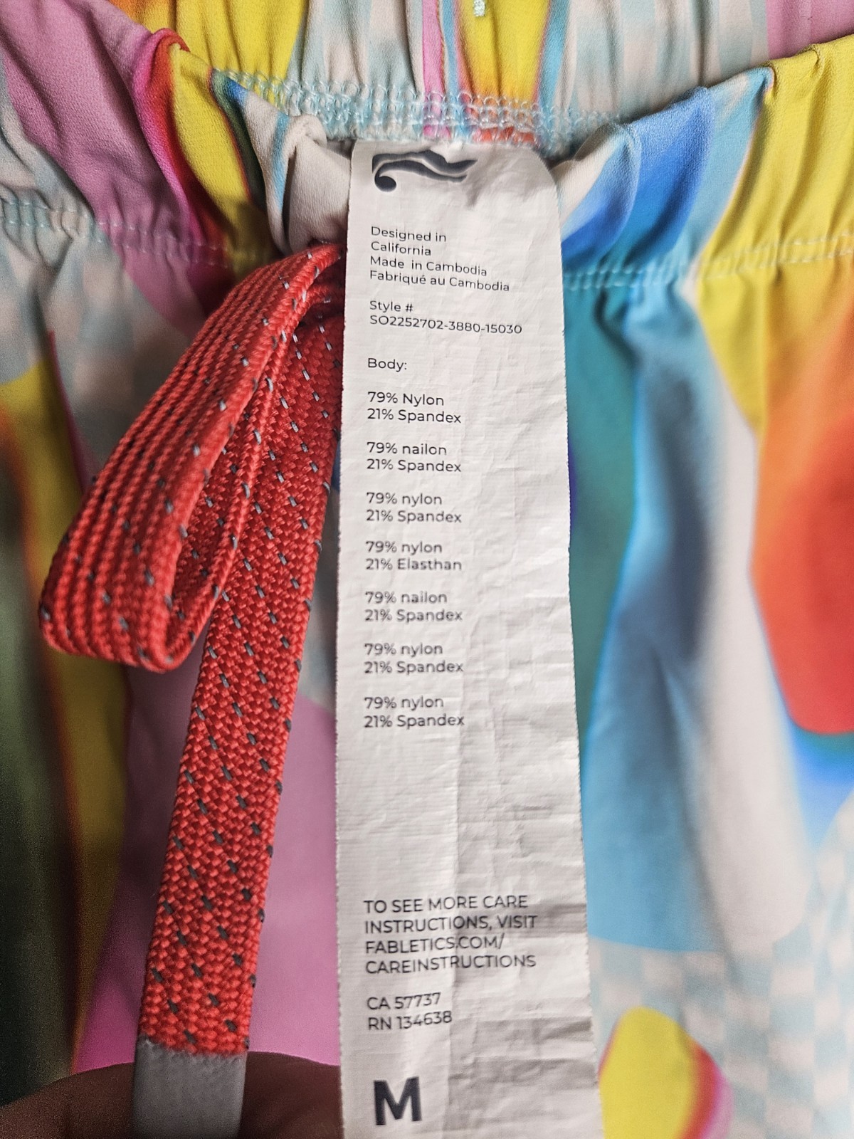 Fabletics The One Short 5" Pride Drawstring Athle… - image 6