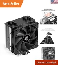 4 Heatpipe CPU Cooler with 120mm PWM Fan - Intel  AMD Compatible