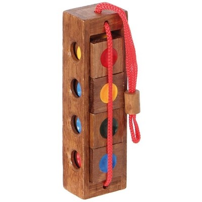 Bartl Ampelspiel aus Holz Knobelspiel Denkspiel