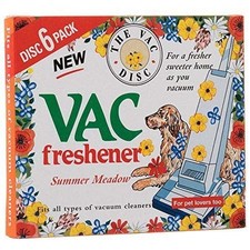 FIND A SPARE 6 Disc Pack Of Vac Freshener New 6 Count (Pack of 1), White