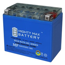 Mighty Max YTX20L-BS GEL Battery for Kawasaki KAF620E Mule 3010 4x4 2001-2008