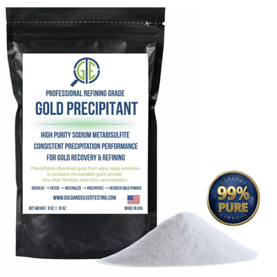 Gold Precipitation Kit 2 lb Sodium Metabisulfite SMB + Urea Gold