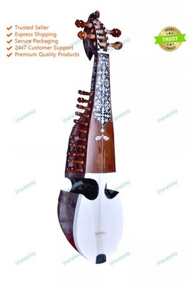 Indian Professional Afghani Rabab Tun Wood Designer Kabuli Rubab with Bag