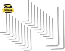 20 Pcs 2Mm/3/32 Inch Allen Wrench, L Shaped Hex Key Wrench, Heavy Duty Steel Hex