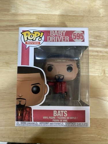 Funko Pop Movies Baby Driver Bats #595 Vinyl Figure Collectible New In Box NIB