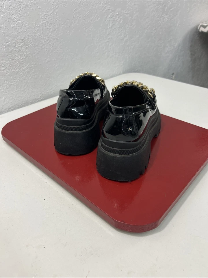 VTG Forever 21 90's Y2K Platform Chunky Whimsygoth Wednesday Goth Grunge Sz 6.5 - Image 3 of 4