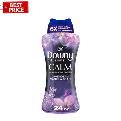 Downy Infusions CALM Beads Lavender and Vanilla Bean Scent Booster 24-oz