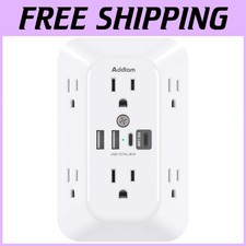 Surge Protector Outlet Splitter 6 Outlets