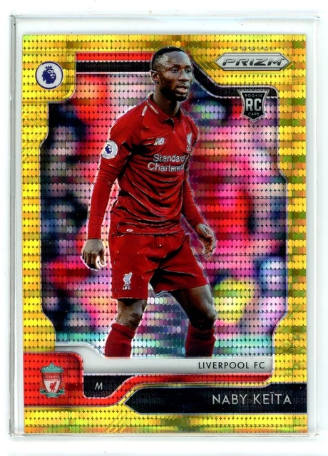 2019-20 Panini Prizm Premier Naby Keita Gold Pulsar Prizm #5/10 (DC)
