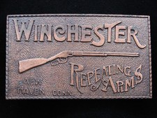 RH07109 VINTAGE 1970s FOUR LEAF CLOVER WESTERN DESIGN FASHION BELT BUCKLE